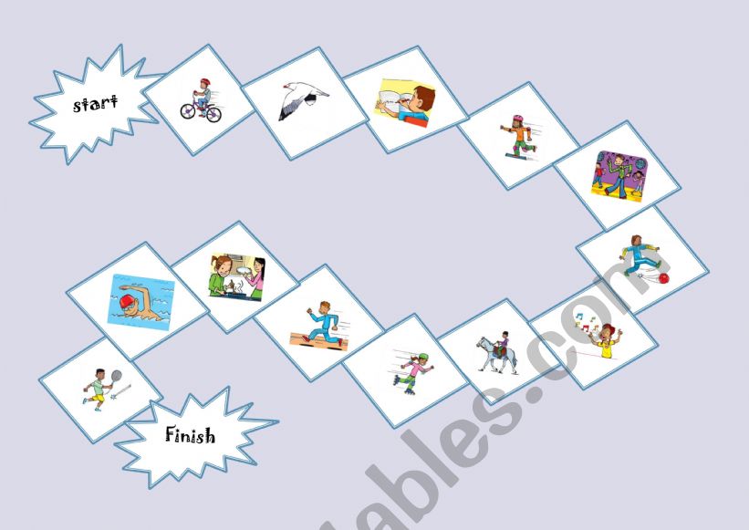Cab board game worksheet