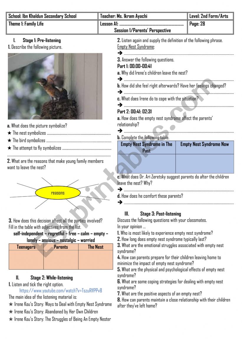 2nd Form - Lesson A1 - Hard to Decide - Two 1-hour Sessions