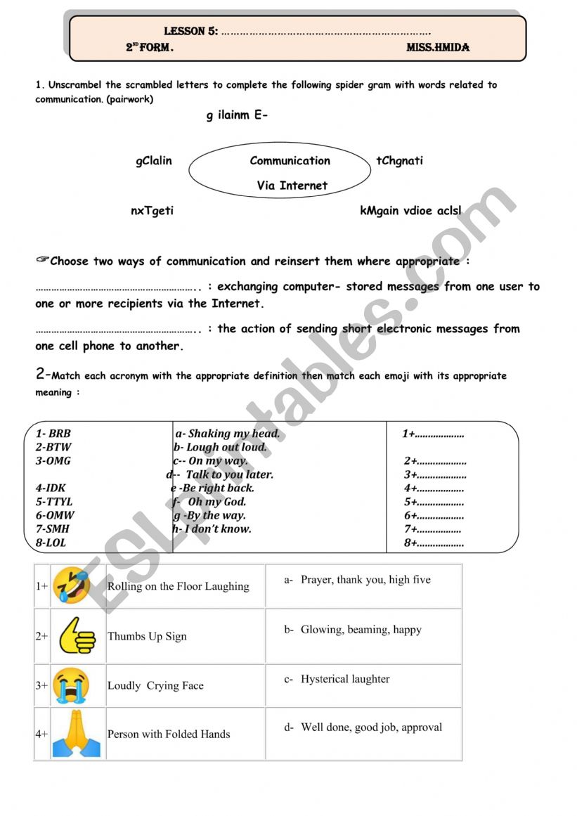 The e-mailer versus the texter