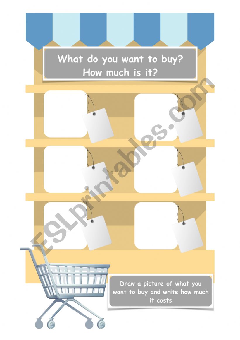 My shop worksheet