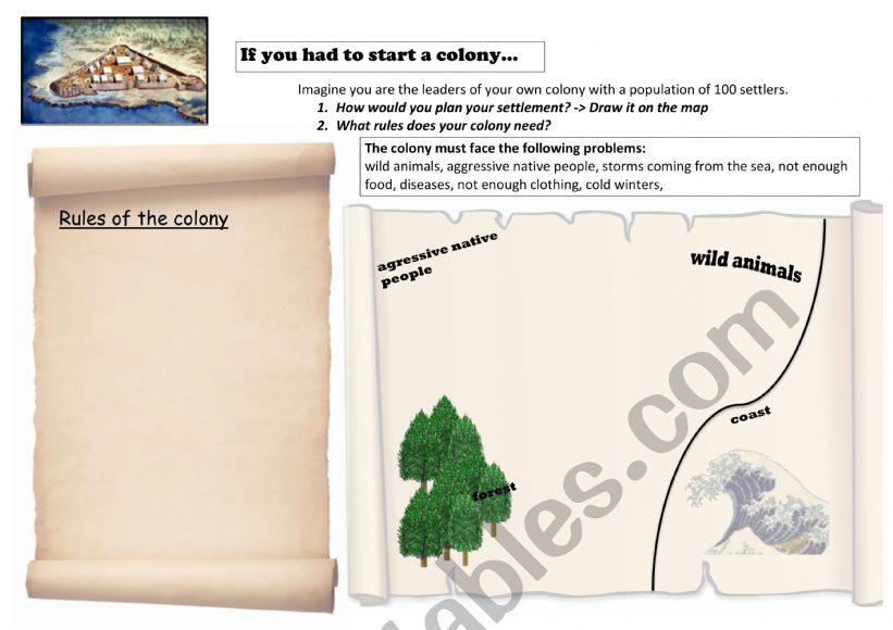 Activity - Create your own colony