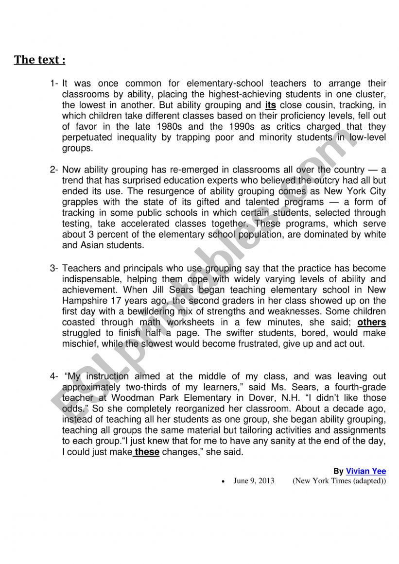 4th form End Of Term 1 test  worksheet