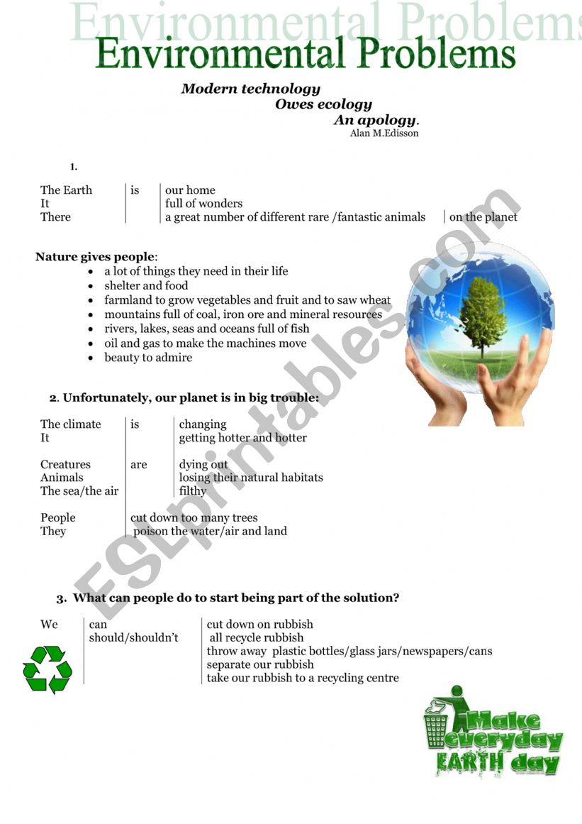 Environmental  Problems part 1