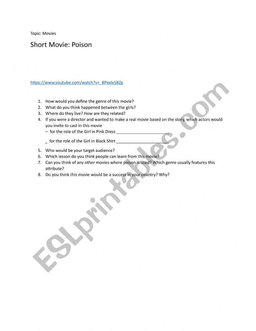 short-movie-discussion-esl-worksheet-by-marinatrach