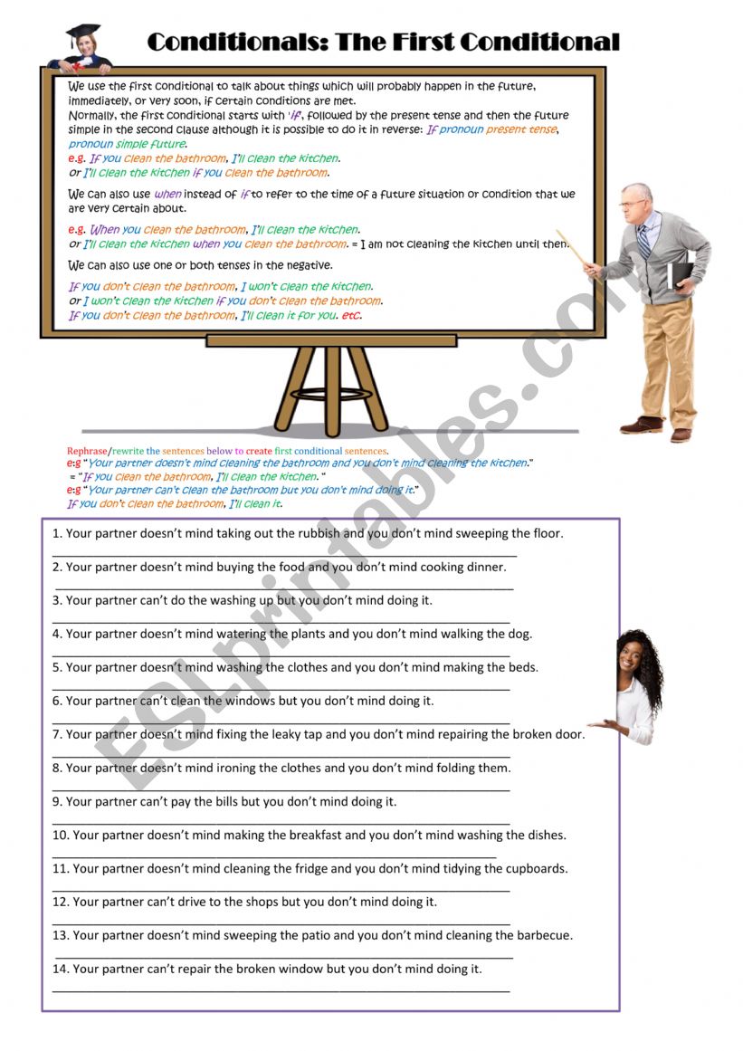 First Conditional Practice Worksheet