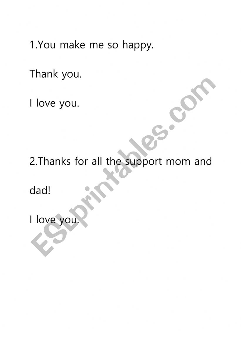 thankscard quote worksheet