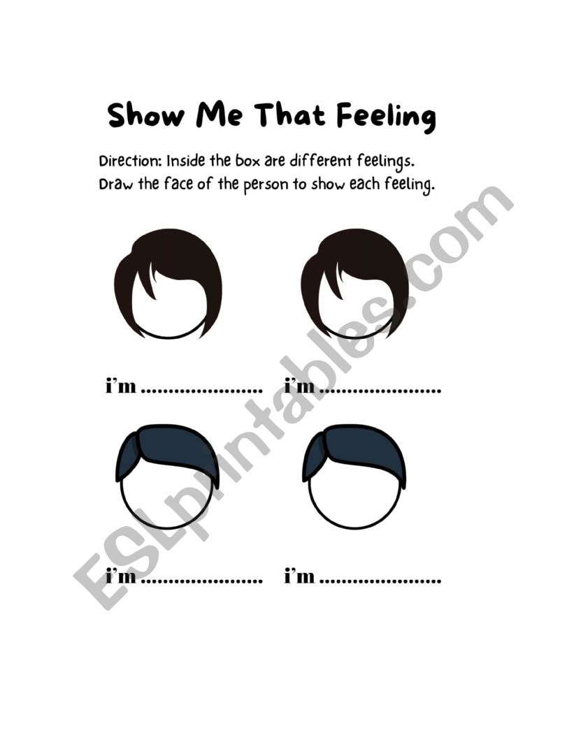 Feelings worksheet