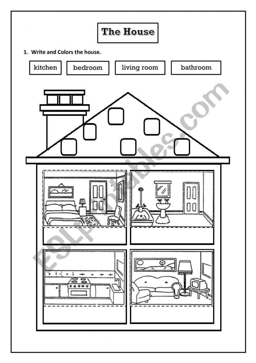 My house worksheet