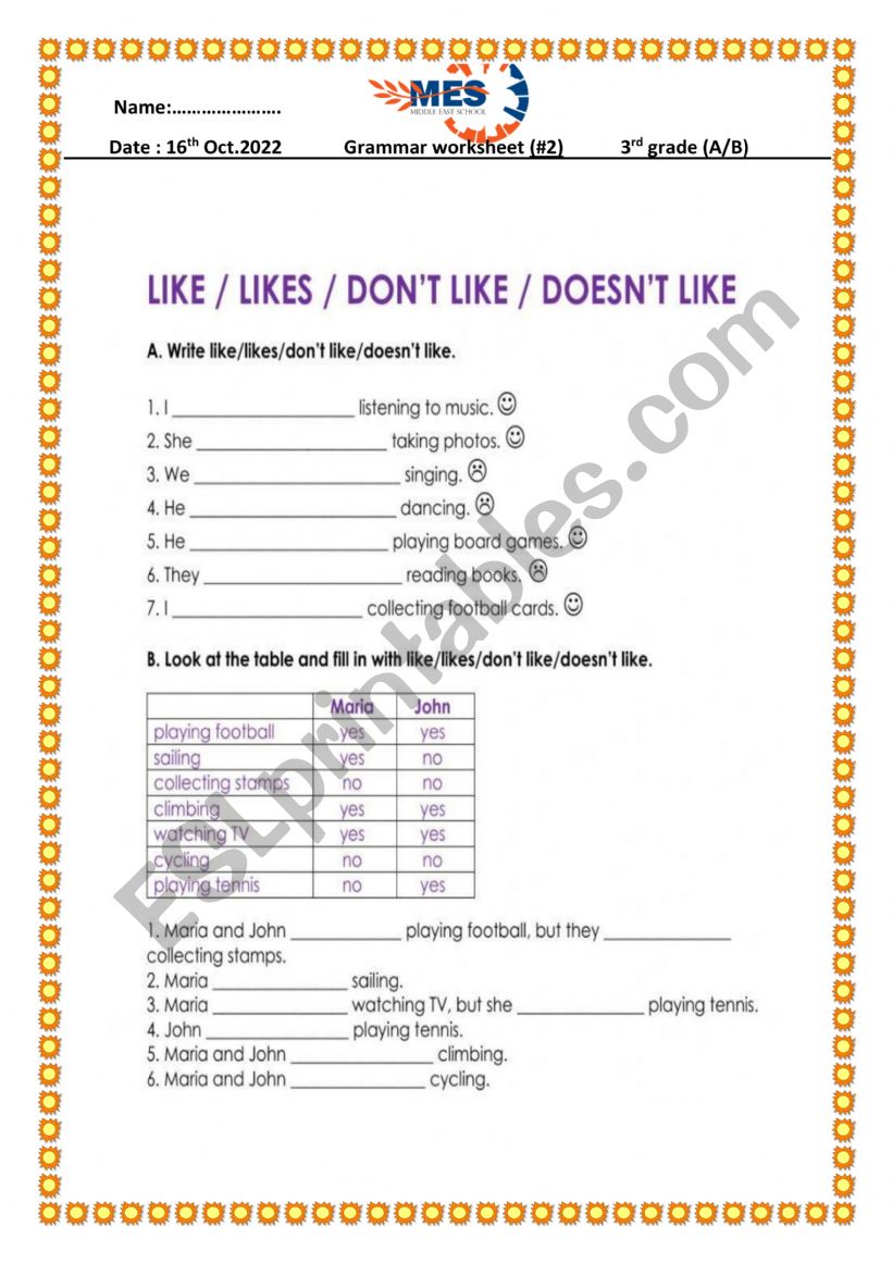 Wor sheet worksheet