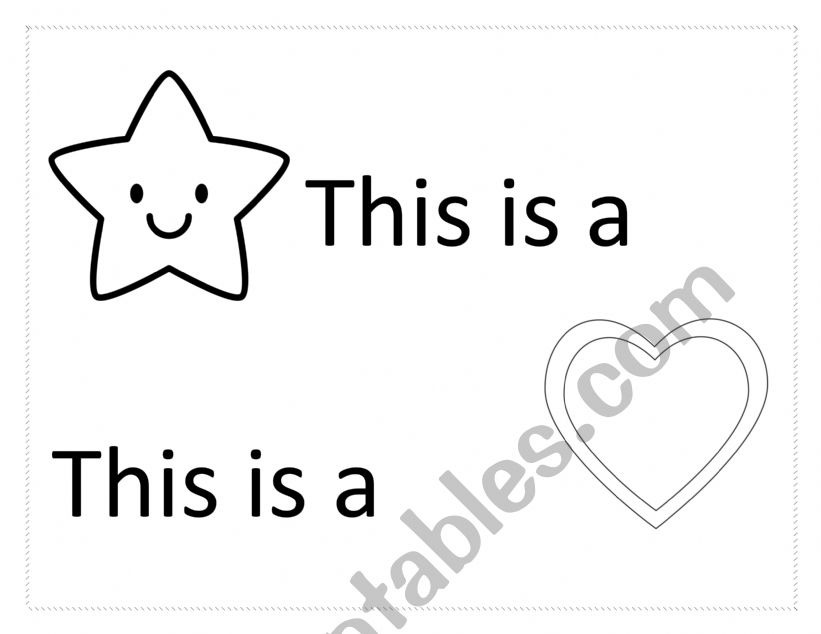 Shapes training worksheet