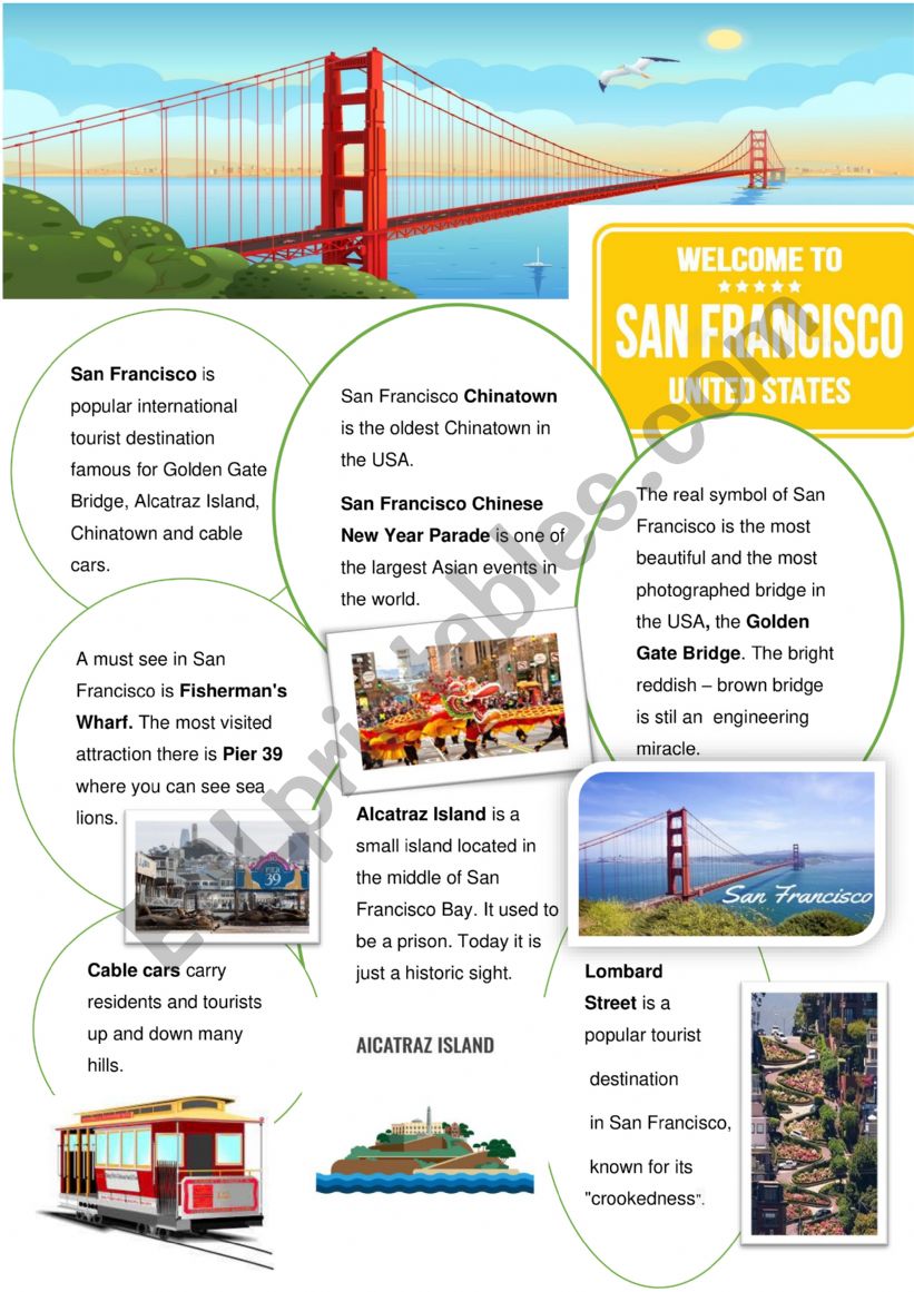 San Francisco worksheet