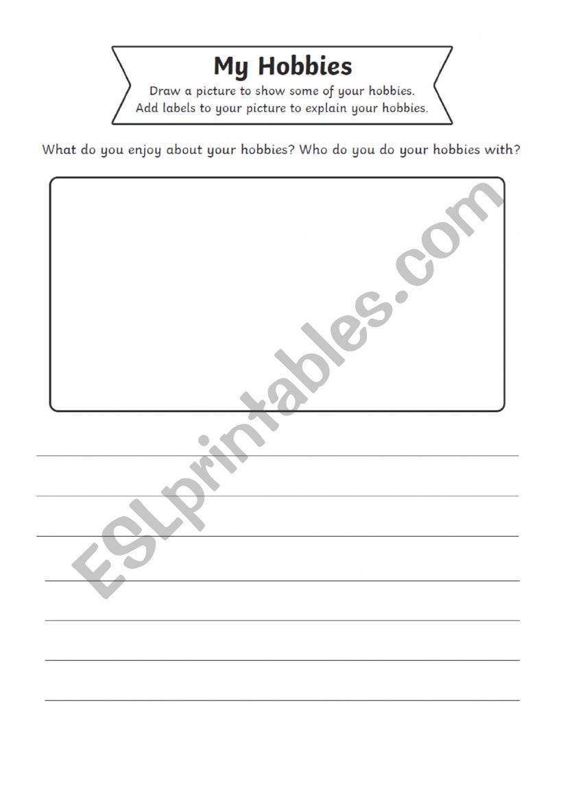 Hobbies worksheet