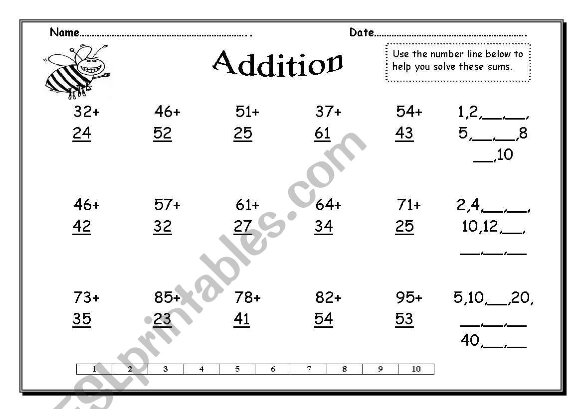 addition worksheet