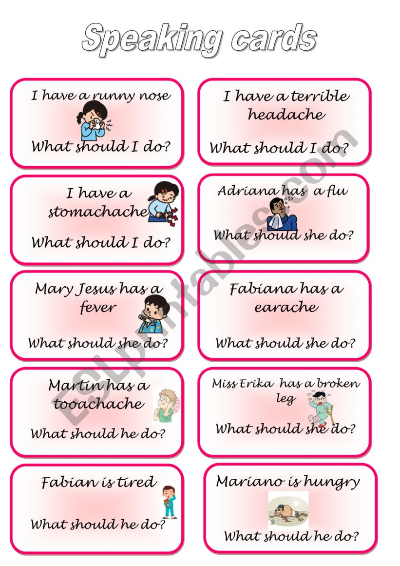 Giving Advice worksheet