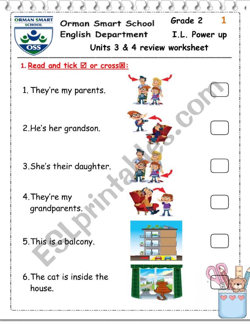 Possessive adjectives and pronouns review 