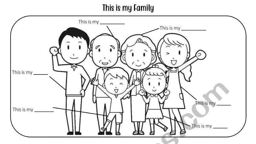 This is my Family worksheet