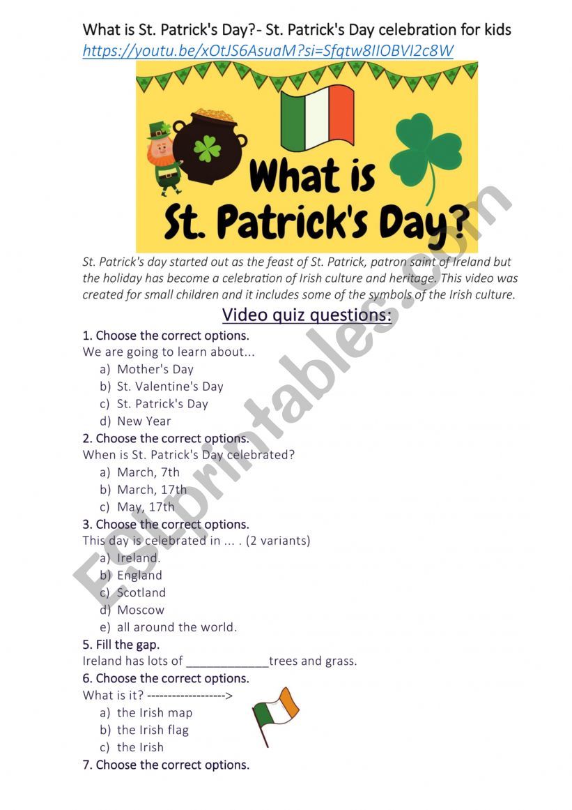 What is St. PatrickÃ¯Â¿Â½s Day? 