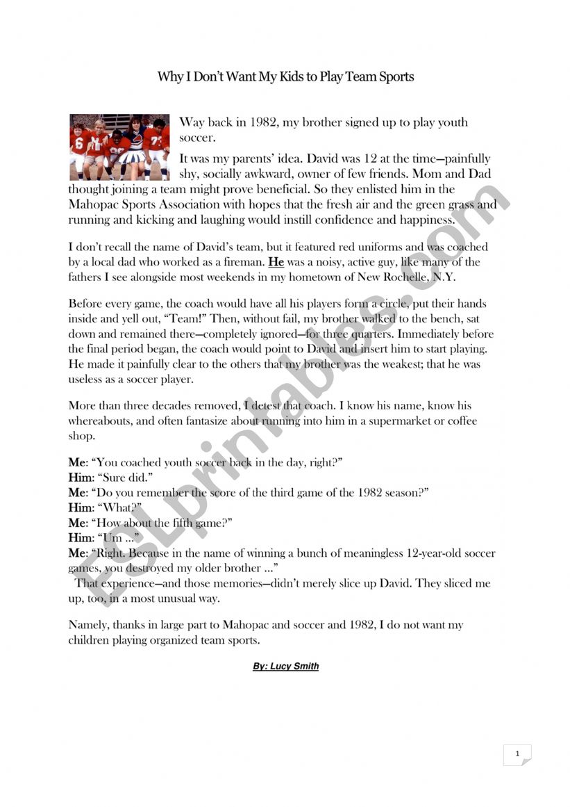 Test  worksheet