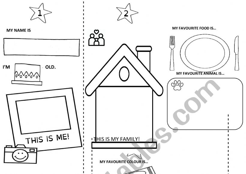 All about me worksheet