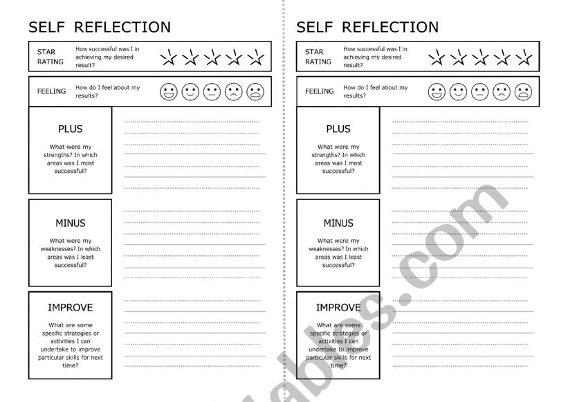 Self-Reflection for the End of Term