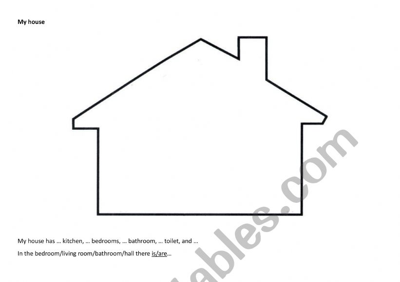 Draw your apartment or house worksheet 