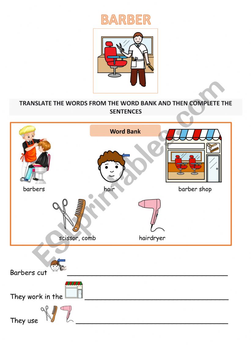 Jobs worksheet