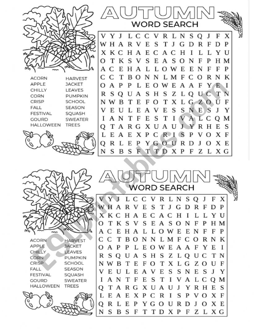 Clothes wordsearch worksheet