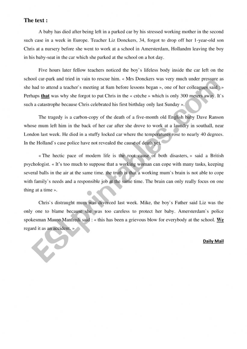 Full Term Test NÂ°2 worksheet