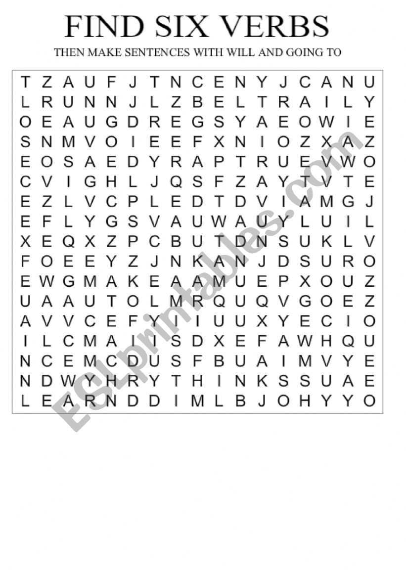 Future tense worksheet