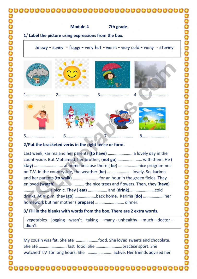 studentsÃ¯Â¿Â½hour 7th grade Tunisian education 