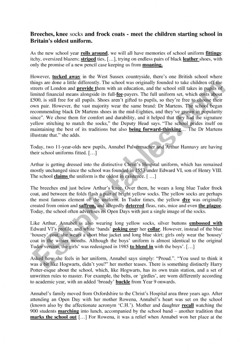 ChristÃ¯Â¿Â½s Hospital a school like no other 