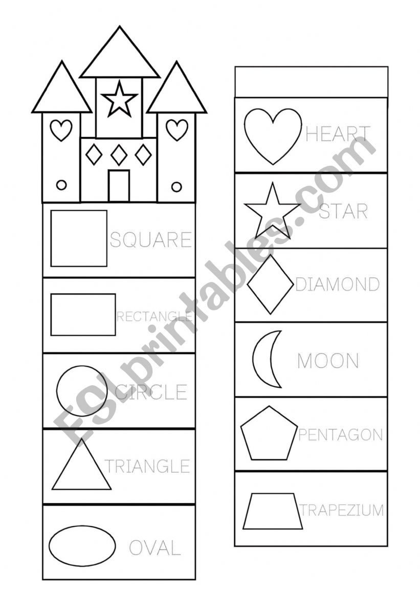 Shapes worksheet