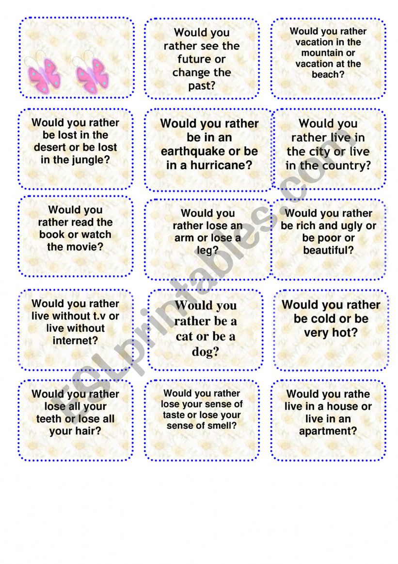 Clothes worksheet
