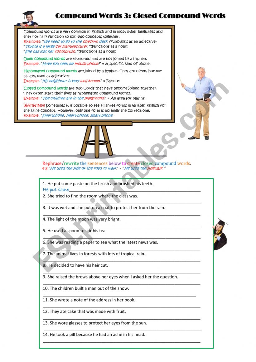 Compound Words 3: Closed Compound Words