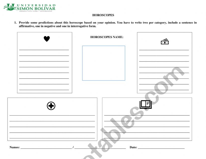 Future tenses practice and evaluation rubrik