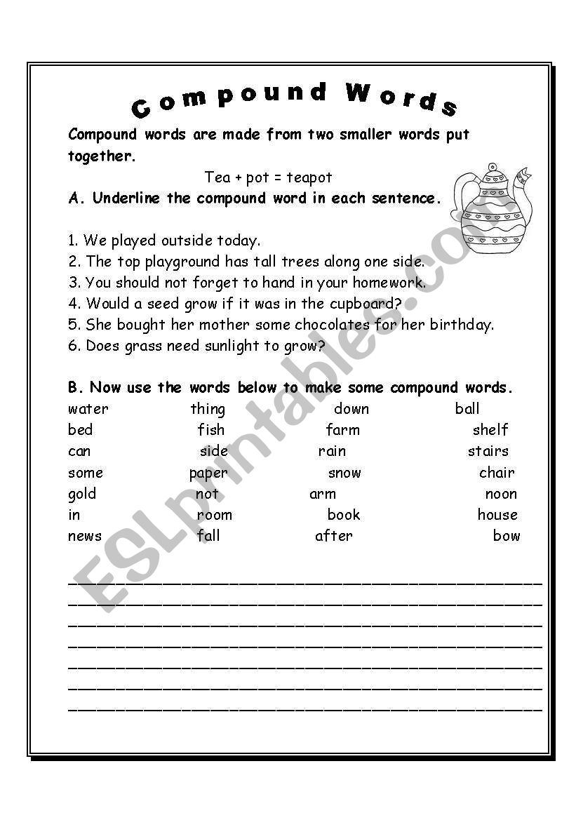 Compound Words worksheet