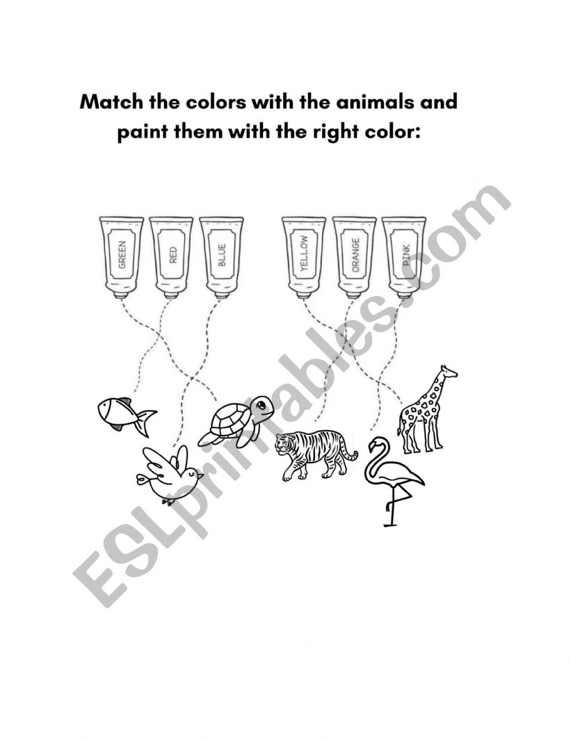 Colors  worksheet
