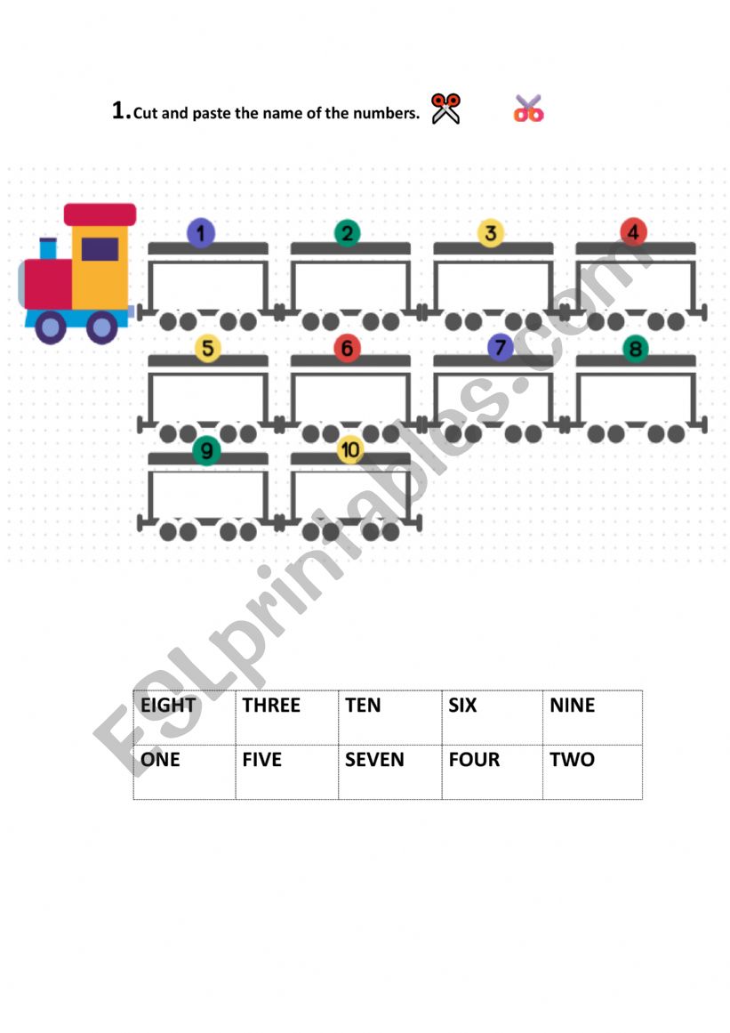 Numbers worksheet