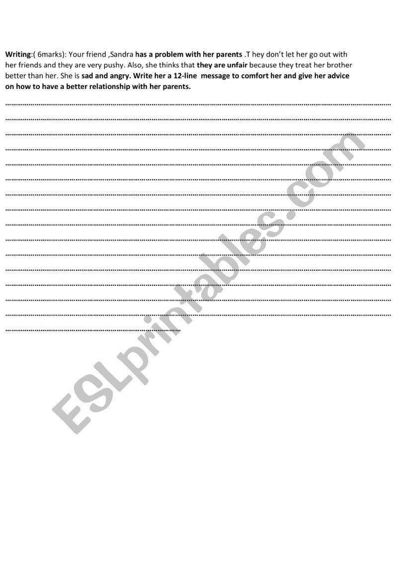 End-Test-3 8th grade worksheet