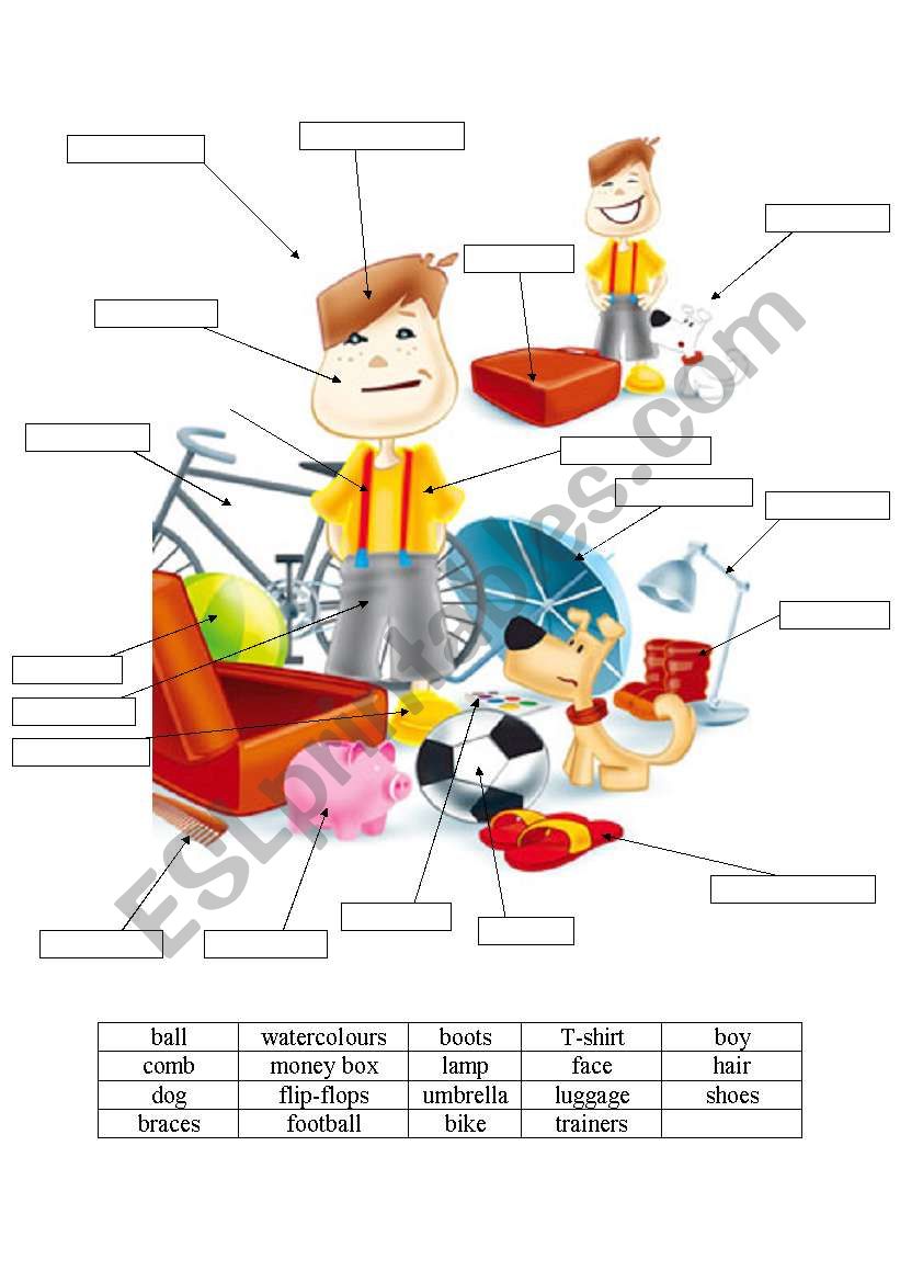 VOCABULARY EXERCISE - CUT AND PASTE