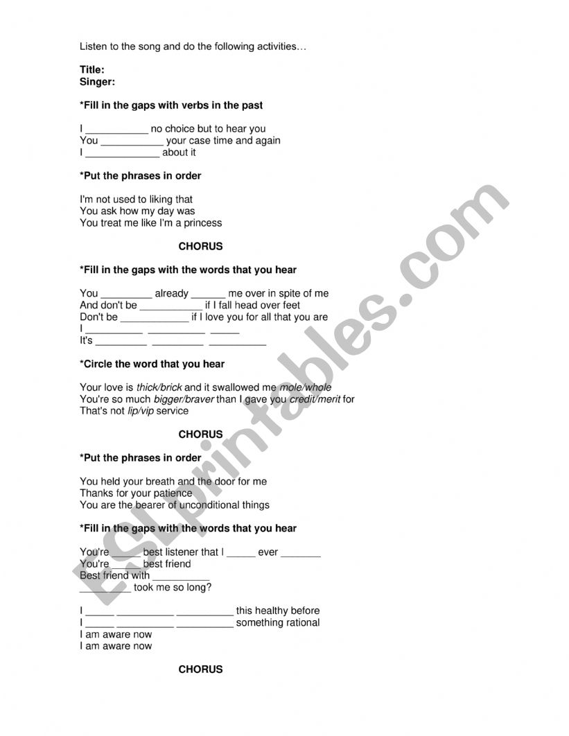 Head over Feet - Alanis Morissette