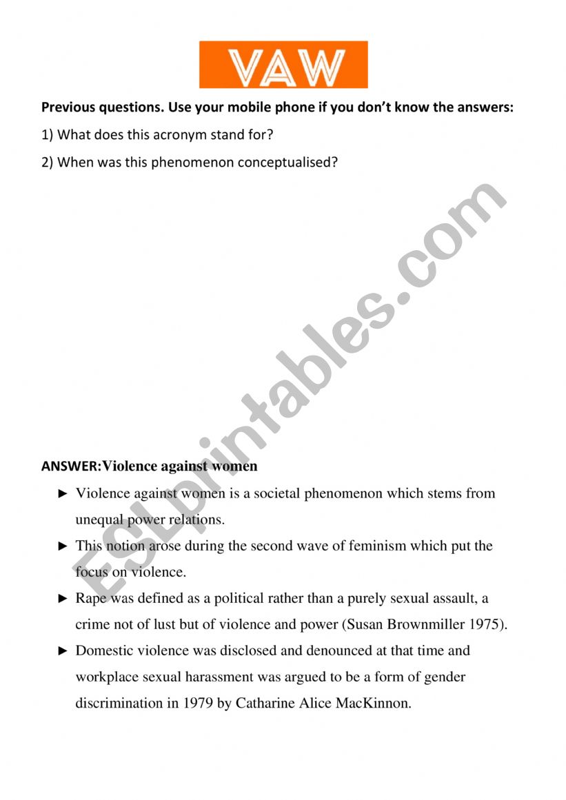 Song activity Violence against women Lesley Gore