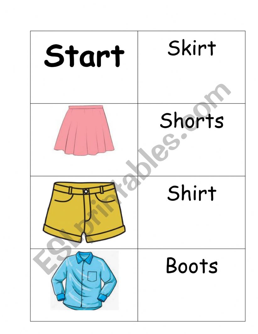 Domino  worksheet