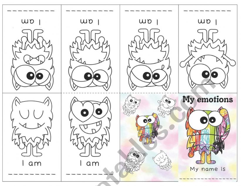 My emotions worksheet