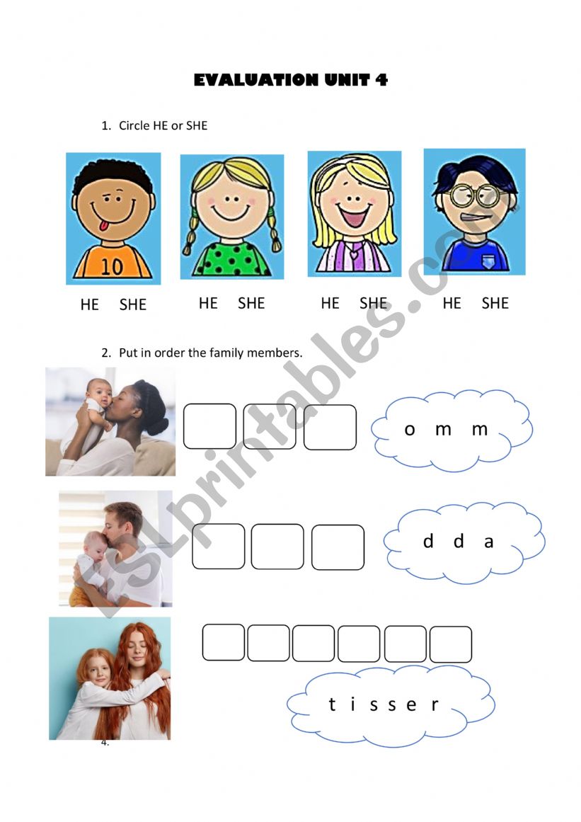 COREFO ENGLISH - EVALUATION UNIT 1