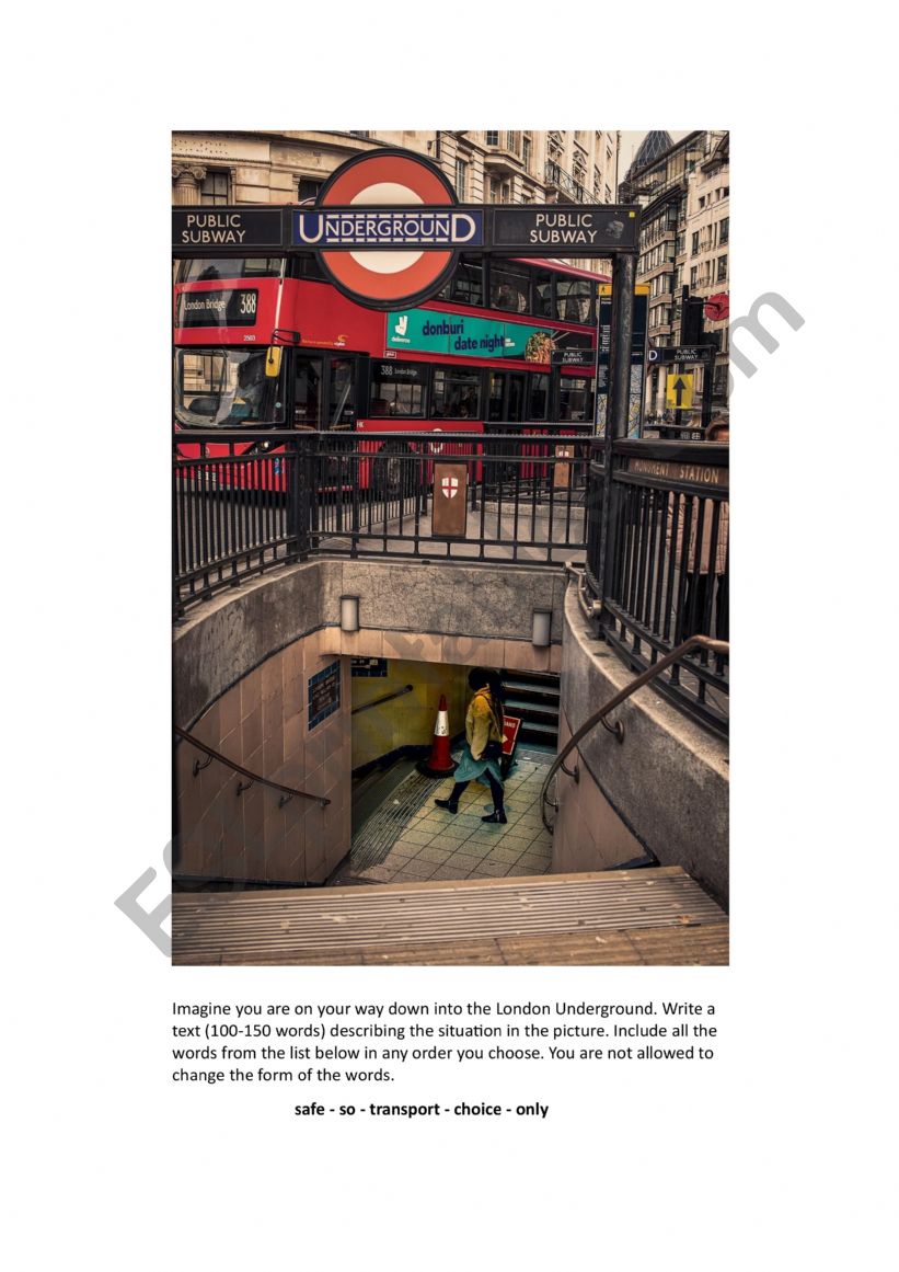 Written assignment no. 1 - London Underground