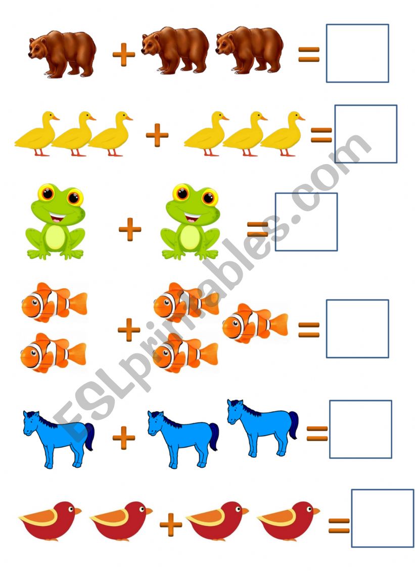 How many? Brown bear characters. Animals How many? Brown bear characters. Animals
