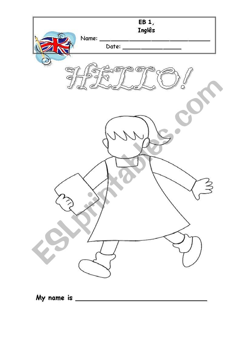 Hello! Girl... worksheet