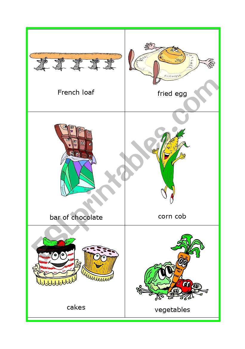 Funny food (1) worksheet