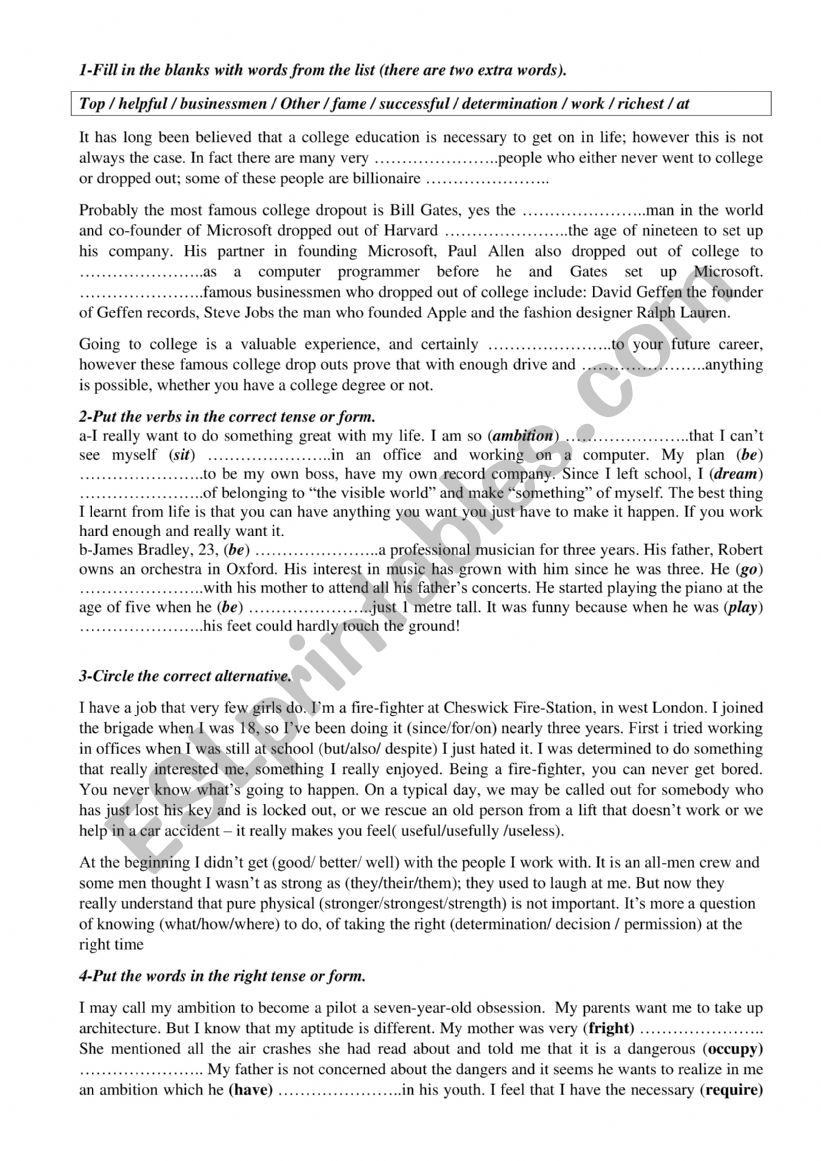 1 Form lesson 2 Consolidation Part 2